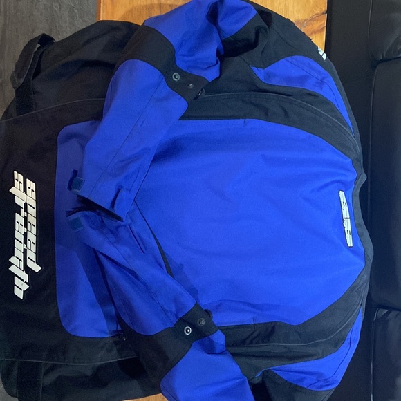 Motorcycle jacket Speed and Strength 2xl blue and black - Picture 2 of 4